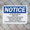 Signmission No Trespassing Keep Out Tidelands And Beaches OSHA Notice Sign, Plastic, 10in W x 7in L, 2PK OS-2PACK-NS-P-710-L-14926 - alternate 5